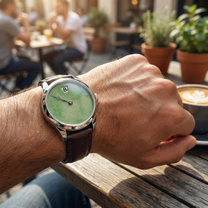 Relojes Mecánicos Automáticos de Lujo para Hombre SANYIN, Esfera de Jade, Reloj de Pulsera Sencillo, Personalización de Logotipo, Fabricantes - Product Image 2