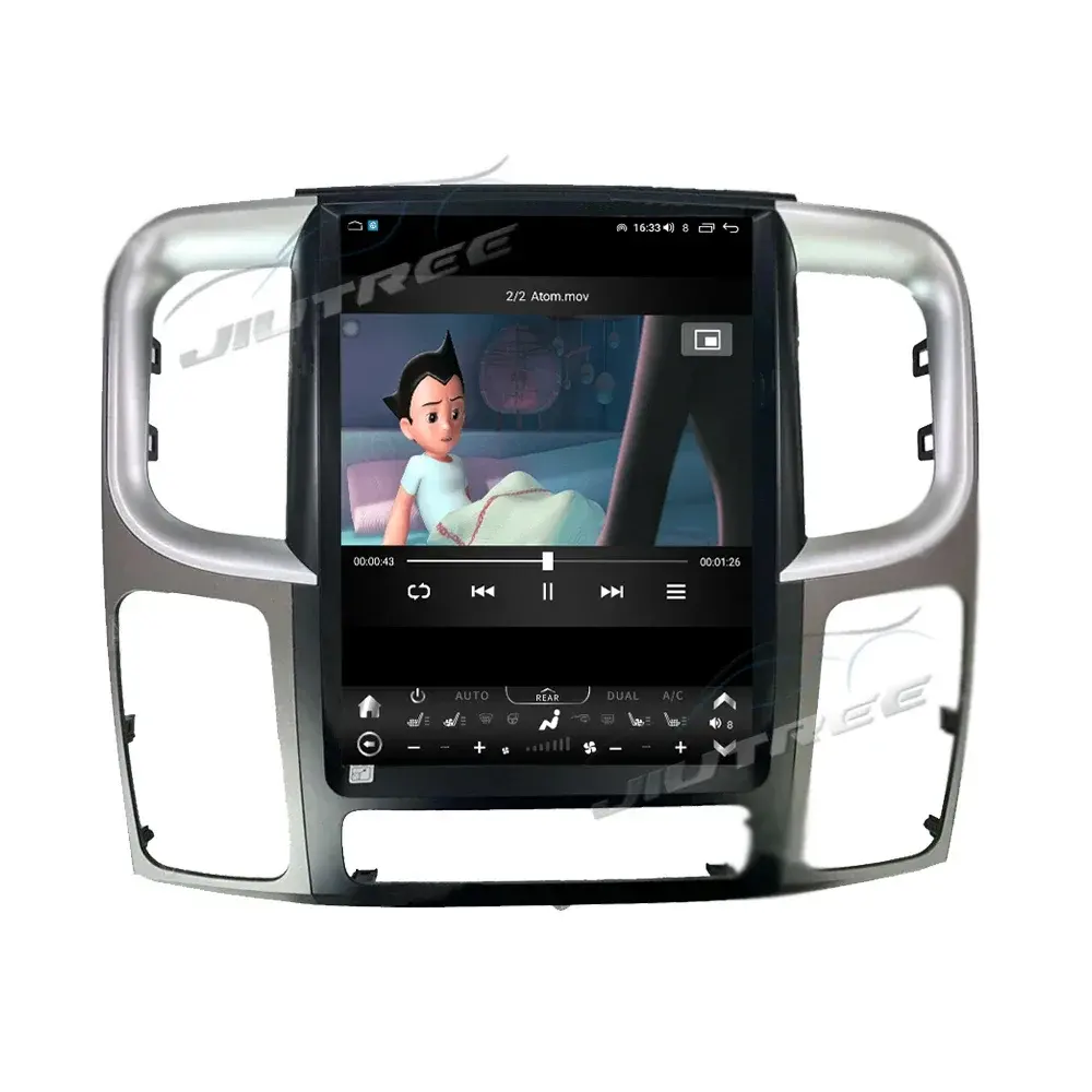13 pulgadas Android 12 para Dodge RAM 1500 2500 2013-2018 Radio de coche Carplay GPS REPRODUCTOR DE DVD Multimedia Tesla unidad principal de navegación GPS