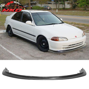 เหมาะสำหรับ Honda Civic Sedan 92-95 สปอยเลอร์กันชนหน้าทรง DP ชิ้นส่วนตกแต่งรอบคันสไตล์ JDM อะไหล่รถยนต์ อุปกรณ์ตกแต่งรถยนต์ - Product Image 1