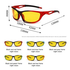 Lunettes de soleil sport rétro 2022 pour hommes et femmes, anti-éblouissement, polarisées, pour la conduite de nuit - Product Image 6