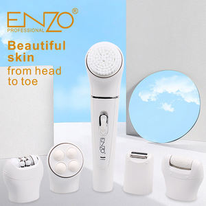 ENZO EN-0104 Meilleure vente 5 en 1 nettoyant électrique pour le visage Vibration sonique dissolvant de callosités épilateur soins de beauté masseur <span class=keywords><strong>facial</strong></span> - Product Image 4
