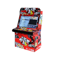 Jeu de combat Arcade Console de jeu vidéo Machine à pièces Double grande Console de jeu Mini Arcade 2 personnes 110V/220V plein de plaisir