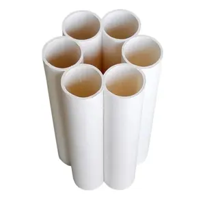 Tubo elétrico de pvc para proteção de cabos, tubo de flor de ameixa com sete furos, tamanho personalizado
