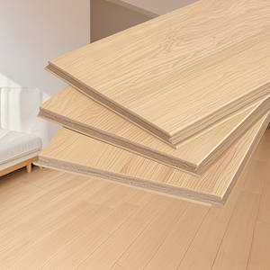 Suelo compuesto de madera maciza pura de tres capas, diseño ecológico impermeable para uso doméstico, instalación DIY, suelo multicapa