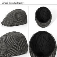 Kustom stok wol Ivy Flat topi topi Cabbie Golf topi olahraga untuk pria ivy topi grosir newsboy topi baret