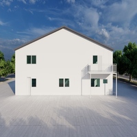 Entrepôt industriel en structure métallique, bâtiment de stockage préfabriqué moderne, atelier d'usine, hangar avec conception d'ingénierie professionnelle