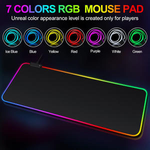 900*400 Full Size <b>Computer</b> LED Rgb <b>Mouse</b> Pad All Black Running Horse Seven Color Luminous Rubber Anti slip Gaming <b>Mouse</b> Pad - Product Image 2