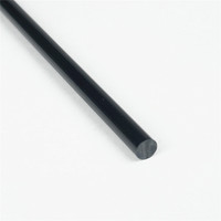 Barres en plastique extrudé POM coloré de 10 mm, profilés d'extrusion ABS PVC, barres rondes et carrées, bandes de forme ronde pour tentes, lits et accessoires de jeu