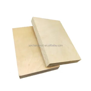 Pine/Birch/Poplar Core Wood Melamine Laminated Plywood Board