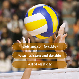 Voleibol de talla 5 de Pu suave, personalizado, privado, de la mejor calidad, duradero, para playa, juego, gimnasio, entrenamiento - Product Image 3