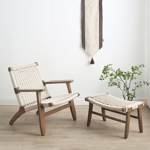 Design confortevole <span class=keywords><strong>poltrona</strong></span> reclinabile Patio prato giardino cortile ponte costruzione in legno tessuto Web Seat <span class=keywords><strong>sedia</strong></span> pigra naturale - Product Image 6