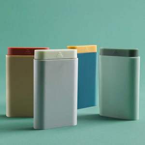 Boîte de rangement pour pilules en plastique portable à la mode Distributeur de comprimés Boîtes à médicaments <span class=keywords><strong>Petit</strong></span> organisateur de pilules de voyage hebdomadaire - Product Image 5