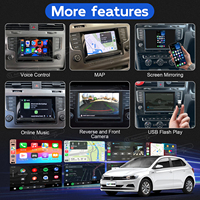 Kit de Interfaz de Módulo Decodificador Inalámbrico Apple CarPlay Android Auto para Volkswagen Golf R GTI MK7 2010-2018, Venta al Por Mayor Personalizada