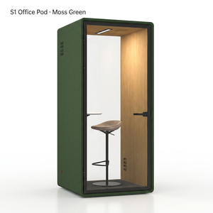 Cabine de bureau acoustique modulaire <span class=keywords><strong>téléphonique</strong></span>, réduction du bruit de 30 dB pour salle de classe, salle de professeur - Product Image 1