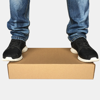 Boîte d'emballage pliable en carton ondulé durable conçue sur mesure pour l'expédition de produits électroniques Matériel d'impression en relief