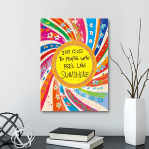 客厅办公室无框励志墙面艺术光泽简约海报画布印刷正面报价画 - Product Image 6