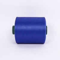 Fil teint 100% polyester pour tissu, 50g, vente directe d'usine, DTY 75D/36F, dosage pour tissage