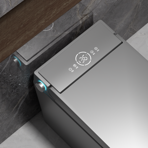 Hiện đại thông minh một mảnh vuông nhà vệ sinh lốc xoáy xả nước điều khiển từ xa ghế sưởi ấm S-trap P-trap mô hình thoát nước - Product Image 6