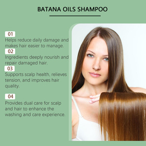 High Quality Deep Nourishing Hair Smooth and Glossy Improves Frizz and Anti Hair Loss Batana Oil <b>Shampoo</b> - Product Image 4