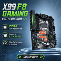 Cartes mères HUANANZHI X99 F8 DDR4, plateforme LGA2011-3, processeur pour PC de jeu, prend en charge jusqu'à 256 Go de RAM