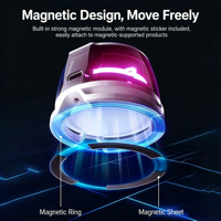 Haut-parleur intelligent sans fil magnétique Nubia Red Magic Mini en promotion, 400 mAh, portable, avec lumière USB RGB