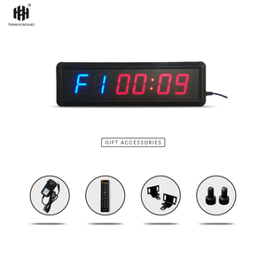 Honghao Mini Electronic Digital Indoor Fitness Multifuncional Cuenta regresiva LED Reloj de pared con temporizador remoto - Product Image 6