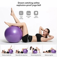 Boule de Yoga anti-éclaboussures, 120cm, exercice écologique, en PVC, gymnastique, Pilates, Yoga, avec pompe à pied rapide, offre spéciale