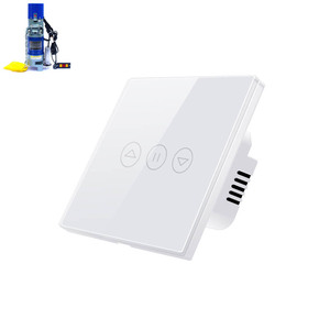 Tuya wifi thông minh ZigBee điều khiển từ xa con lăn chuyển đổi cửa EU/UK tiêu chuẩn Tempered Glass cảm ứng Bảng điều chỉnh thông minh cán chuyển đổi cửa - Product Image 1