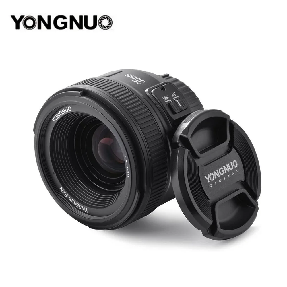 YONGNUO Yn35mm F2.0 Lens for Nikon DSLR - Wide-Angle Option