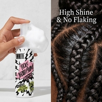 IMMETEE Mousse per Capelli a Tenuta Forte per Trecce, Twist e Locs, Controllo del Crespo e Lucentezza, 150ml