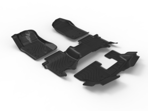 เสื่อปูพื้นรถยนต์4ชิ้นกันรอยสำหรับ <span class=keywords><strong>Ford</strong></span> <span class=keywords><strong>Everest</strong></span>/Ranger <span class=keywords><strong>2022</strong></span> 7ที่นั่งไม่มีสารพิษ