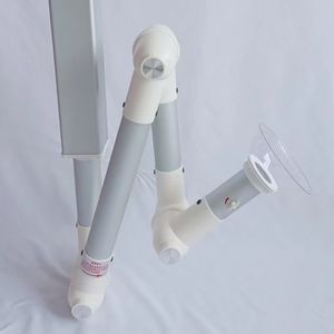 Bras d'extraction de fumée flexible universel en aluminium Little Hood Lab, montage au plafond, réglable, en acier inoxydable 304, pour panneau - Product Image 1