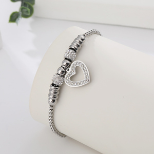 Venta al por mayor de pulsera de cadena y eslabones de acero inoxidable chapado en oro de moda para la ocasión de la fiesta de las mujeres-barato - Product Image 2