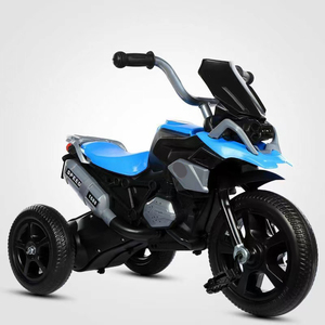 Triciclo Eléctrico para Niños, Estilo Nuevo, Motocicleta de Plástico con Batería Recargable, para Niños y Niñas de 2 a 7 Años - Product Image 3