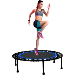 Oem High Quality Foldable Indoor Mini Fitness Trampoline 40inch 45inch 48inch Gymnastic Mini Trampolin Fitness