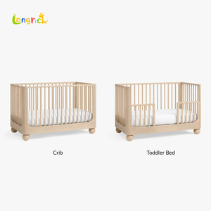 Scandinavian Style <strong>Crib</strong>, <strong>Crib</strong> &amp; Toddler Bed Mode Switching, Warm Accompanying The Growing Path - Product Image 2