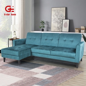 Meubles de Maison Canapé de Salon Canapé Lit <span class=keywords><strong>Conforama</strong></span> Lit Divan Pliable en Velours de Style Moderne - Product Image 4