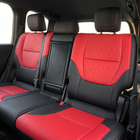 Sarung Jok Mobil Universal Anti Air TOPFIT Factory Custom, Anti Selip, Penyerap Keringat, Kulit Nappa Depan Belakang untuk Mobil