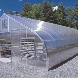 Single Span Plastic Greenhouse Structure <b>Tunnels</b> Prefab Agricultural Greenhouses Frame - Product Image 2