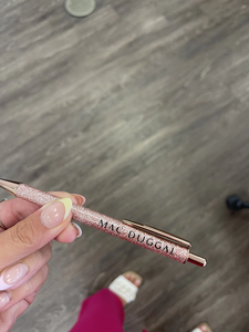 批发钻石覆盖圆珠笔促销亮片新闻跳跃金属闪光笔礼品 - Product Image 6