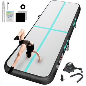 FBsport Tapis de gymnastique gonflable de 10 cm d'épaisseur, <span class=keywords><strong>mini</strong></span> tapis de gymnastique gonflable pas cher, tapis de gymnastique gonflable pour le sol - Product Image 5