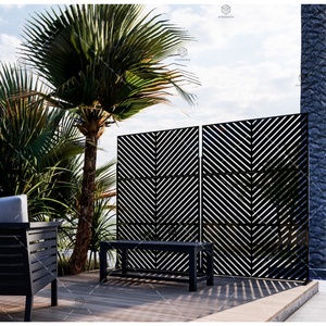 Layar kisi logam luar ruangan layar Privasi logam untuk pagar balkon dekoratif layar luar ruangan - Product Image 1