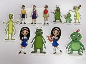 Giocattoli educativi di apprendimento prescolare di qualità alla rinfusa con pupazzi da dito in feltro per giochi di ruolo regali per feste di compleanno - Product Image 4