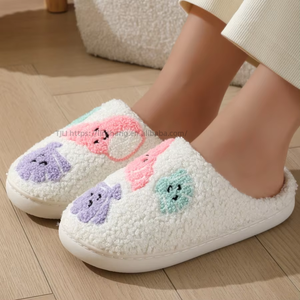Custom Private Label Indoor/Outdoor Soft Winter Plush for <b>Slippers</b> New Fruit Design With Feature Home Logo Quick Reply - Product Image 5