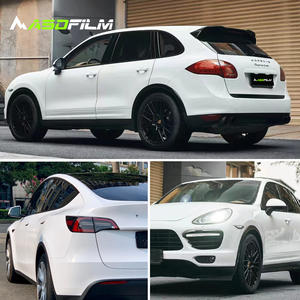 PET Piano <strong>White</strong> Air Release Shiny Glossy Vehicle Wrapping Covering 1.52x30m/Roll <strong>Gloss</strong> <strong>White</strong> <strong>Vinyl</strong> Car <strong>Wrap</strong> Film - Product Image 6