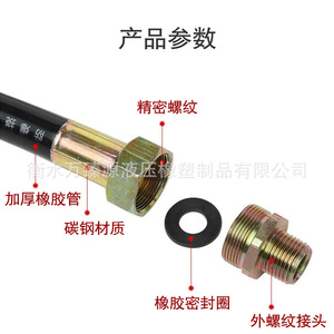 Tubo Flexible BNG de 100 mm de Acero al Carbono con Sello de Goma para Sistema Hidráulico - Product Image 1
