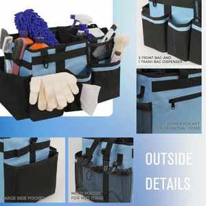Kitchen <b>Caddy</b> Organizer <b>with</b> <b>Handle</b> & Adjustable Shoulder Straps Wearable <b>Cleaning</b> <b>Caddy</b> Bag - Product Image 3