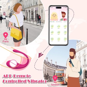 Mainan mesin seks aplikasi telur lompat <span class=keywords><strong>Vibrator</strong></span> wanita kendali jarak jauh nirkabel untuk wanita di luar ruangan produk dewasa pijat getaran - Product Image 5