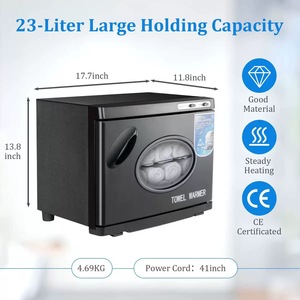 Gabinete de Desinfección Moderno 2025 L, Nuevo Aparato de Esterilización de Toallas de Metal Simple para Salón de Belleza, Calentamiento Rápido Transfronterizo - Product Image 4
