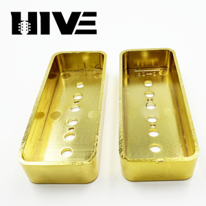 Cubiertas de <span class=keywords><strong>pastillas</strong></span> de guitarra HIVE Vintage P90, tapas de <span class=keywords><strong>pastillas</strong></span> con blindaje contra ruido, carcasa de pastilla P90 para guitarra eléctrica de 50/52 mm - Product Image 5